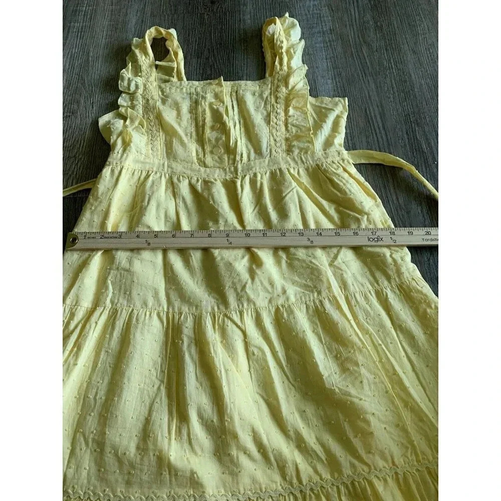 Sam & Max Yellow Ruffle Mini Dress - Picture 5 of 12
